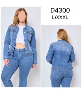 Kurtka damska jeansowa - Duże rozmiary 1904V053 (L-3XL, 12)