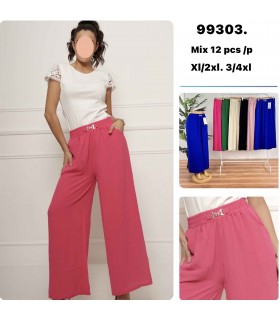 Spodnie damskie - Duze rozmiary 2004V051 (XL/2XL-3XL/4XL, 12)