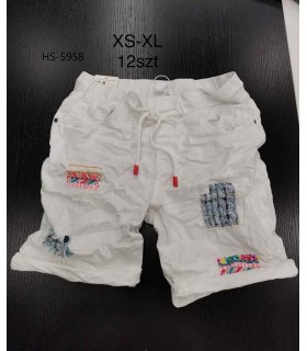 Spodenki damskie jeansowe 2104V054 (XS-XL, 12)