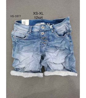 Spodenki damskie jeansowe 2104V057 (XS-XL, 12)