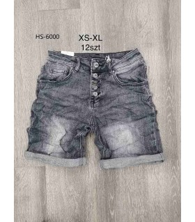 Spodenki damskie jeansowe 2104V061 (XS-XL, 12)