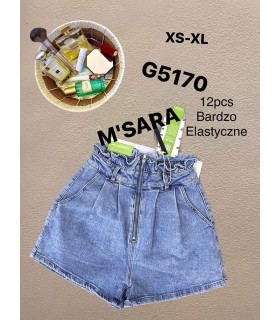 Szorty damskie jeansowe 2104V076 (XS-XL, 12)