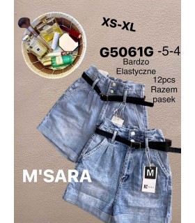 Szorty damskie jeansowe 2104V081 (XS-XL, 12)
