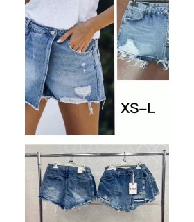 Szorty damskie jeansowe. Made in Italy 2404N023 (XS-L, 4)