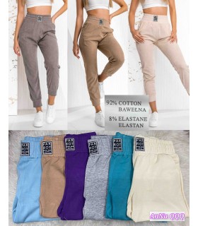 Spodnie damskie. Made in Italy 2504N001 (S-2XL, 12)