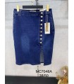 Spódnica damska jeansowa, Duze rozmiary  2504N072 (38-50, 10)