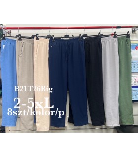 Spodnie damskie, Duże rozmiary 2804N156 (2XL-5XL, 8)