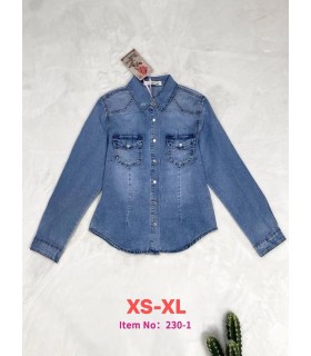 Kurtka damska jeansowa 2804N313 (XS-XL, 10)