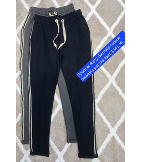 Spodnie damskie dresowe. Made in Turkey 0205N176 (S/M, L/XL, 4)