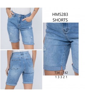 Spodenki damskie jeansowe 0905N095 (34-42, 10)