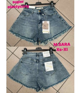 Spodenki damskie jeansowe 0905N274 (XS-XL, 12)