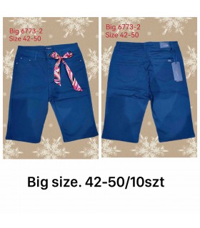 Spodenki damskie jeansowe, Duze rozmiary 1305N145 (42-50, 10)