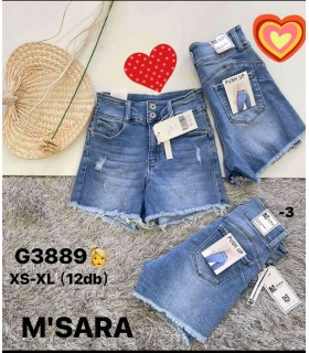 Szorty damskie jeansowe 1505N011 (XS-XL, 12)