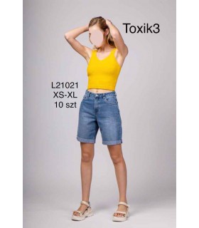 Spodenki damskie jeansowe 1605V095 (XS-XL, 10)