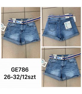 Szorty damskie jeansowe 1705T071 (26-31, 12)