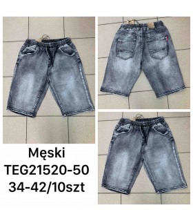 Spodenki męskie jeansowe 1705T080 (34-42, 10)