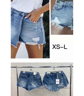 Szorty damskie jeansowe. Made in Italy 1705V021 (XS-L, 4)