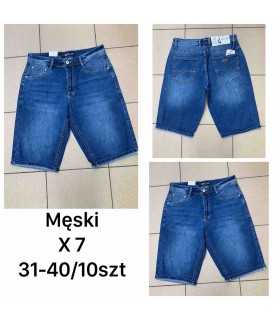 Spodenki męskie jeansowe 1705T082 (31- 40, 10)