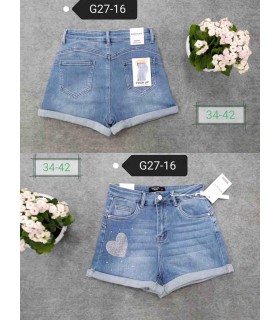 Szorty damskie jeansowe 1705V056 (34-42, 10)