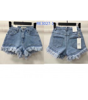 Szorty damskie jeansowe 1705V057 (XS-XL, 12)