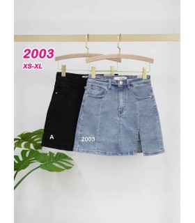 Spódnica damska jeansowa 1705V058 (XS-XL, 12)