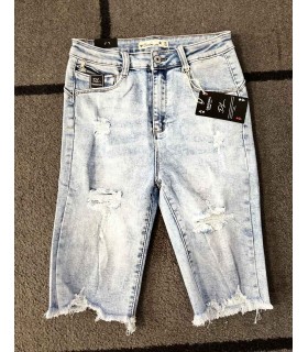 Rybaczki damskie jeansowe - Duże rozmiary 1705V089 (38-48, 10)