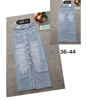Spódnica damska jeansowa 1805N007 (36-44, 10)