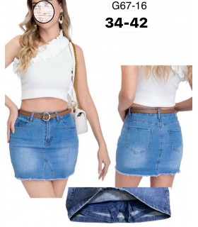 Spódnica damska jeansowa 1805N015 (34-42, 10)