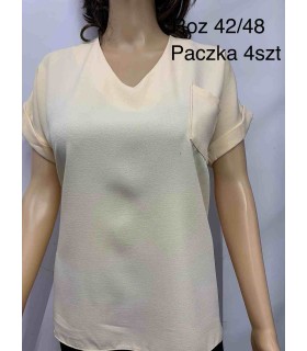 Bluzka damska, Duże rozmiary. Produkt Polski 2005N116 (42-48, 4)