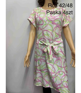 Sukienka damska, Duże rozmiary. Produkt Polski 2005N129 (42-48, 4)