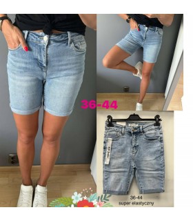 Szorty damskie jeansowe, Duże rozmiary 2105N006 (36-44, 10)