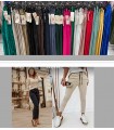 Spodnie damskie, Duże rozmiary. Made in Italy 0306N071 (L-4XL, 5)