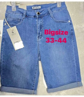 Spodenki damskie jeansowe - Duże rozmiary 0506V024 (33-44, 12)