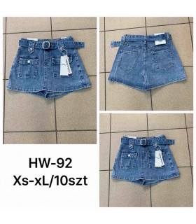 Szorty damskie jeansowe 0706V001 (XS-XL, 10)
