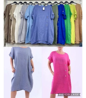 Sukienka damska, Duże rozmiary. Made in Italy 0906N111 (Standard, 4)