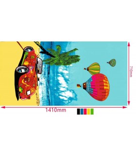 Ręcznik plażowy 1006V030 (90x180cm, 12)