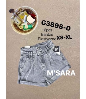 Szorty damskie jeansowe 1506V011 (XS-XL, 12)