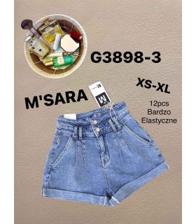 Szorty damskie jeansowe 1506V012 (XS-XL, 12)