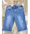 Spodenki damskie jeansowe - Duże rozmiary 1706V050 (28-36, 12)