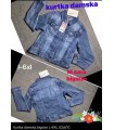 Kurtka damska jeansowa - Duże rozmiary 2106V077 (XL-6XL, 10)