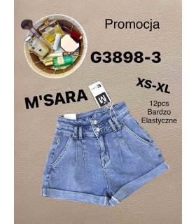 Szorty damskie jeansowe 2306V070 (XS-XL, 12)