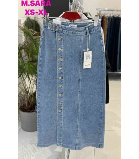 Spódnica damska jeansowa 2306V123 (XS-XL, 10)