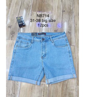 Szorty damskie jeansowe - Duże rozmiary 2506V031 (31-38, 12)