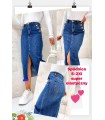 Spódnica damska jeansowa 2606N117 (S-2XL, 10)
