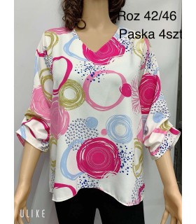 Bluzka damska, duże rozmiary. Produkt Polski 2806N106 (42-46, 4)