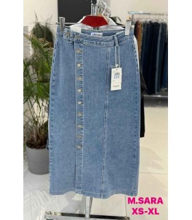 Spódnica damska jeansowa 2906V161 (XS-XL, 10)