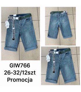 Spodenki damskie jeansowe 0307V039 (26-32, 12)