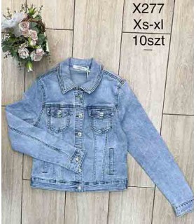 Kurtka damska jeansowa 0407N032 (XS-XL, 10)