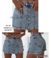 Spódnica- szorty damskie jeansowe 0407V109 (34-42, 10)