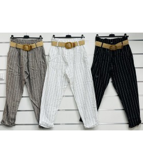 Spodnie damskie. Made in Italy 0407N238 (Standard, 4)